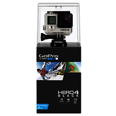 GoPro Hero4: Black Edition Camcorder, 4K Ultra HD, 12MP, Wi-Fi, Bluetooth
